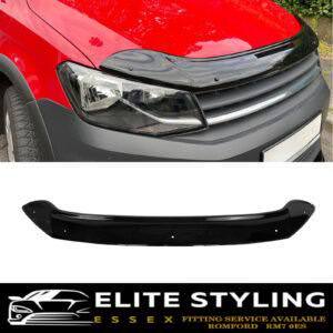 FRONT BONNET PROTECTOR GLOSS BLACK FOR VW CADDY MK4 2K FACELIFT 2015-2020