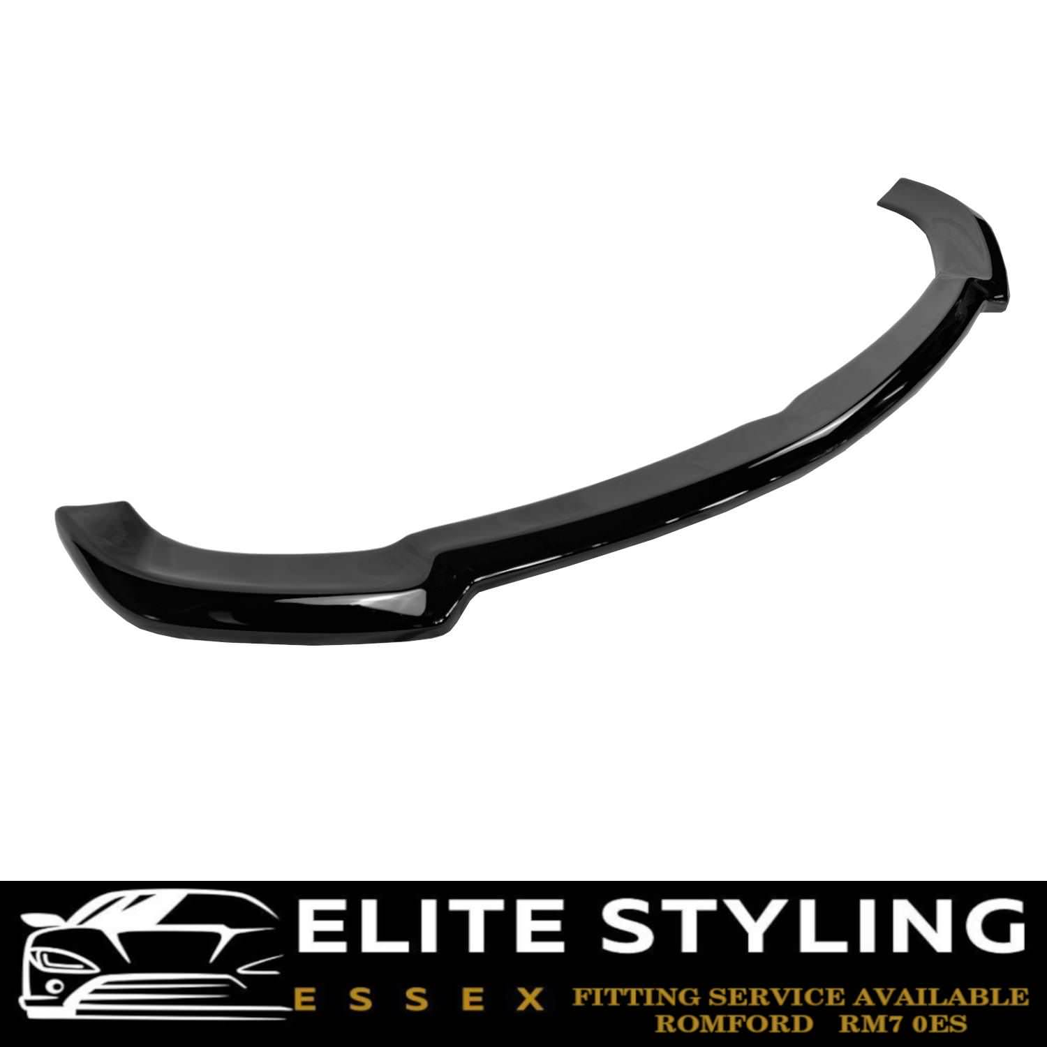 FRONT LIP SPLITTER 1PC GLOSS BLACK FOR MERCEDES E CLASS COUPE C238 2017-2020 - Image 2