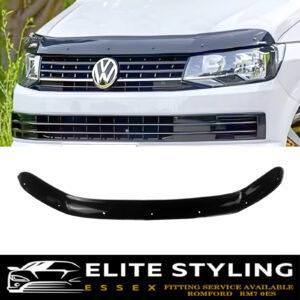 FRONT BONNET GUARD GLOSS BLACK FOR VW TRANSPORTER T6 2015-2019 & T6.1 2019-2021