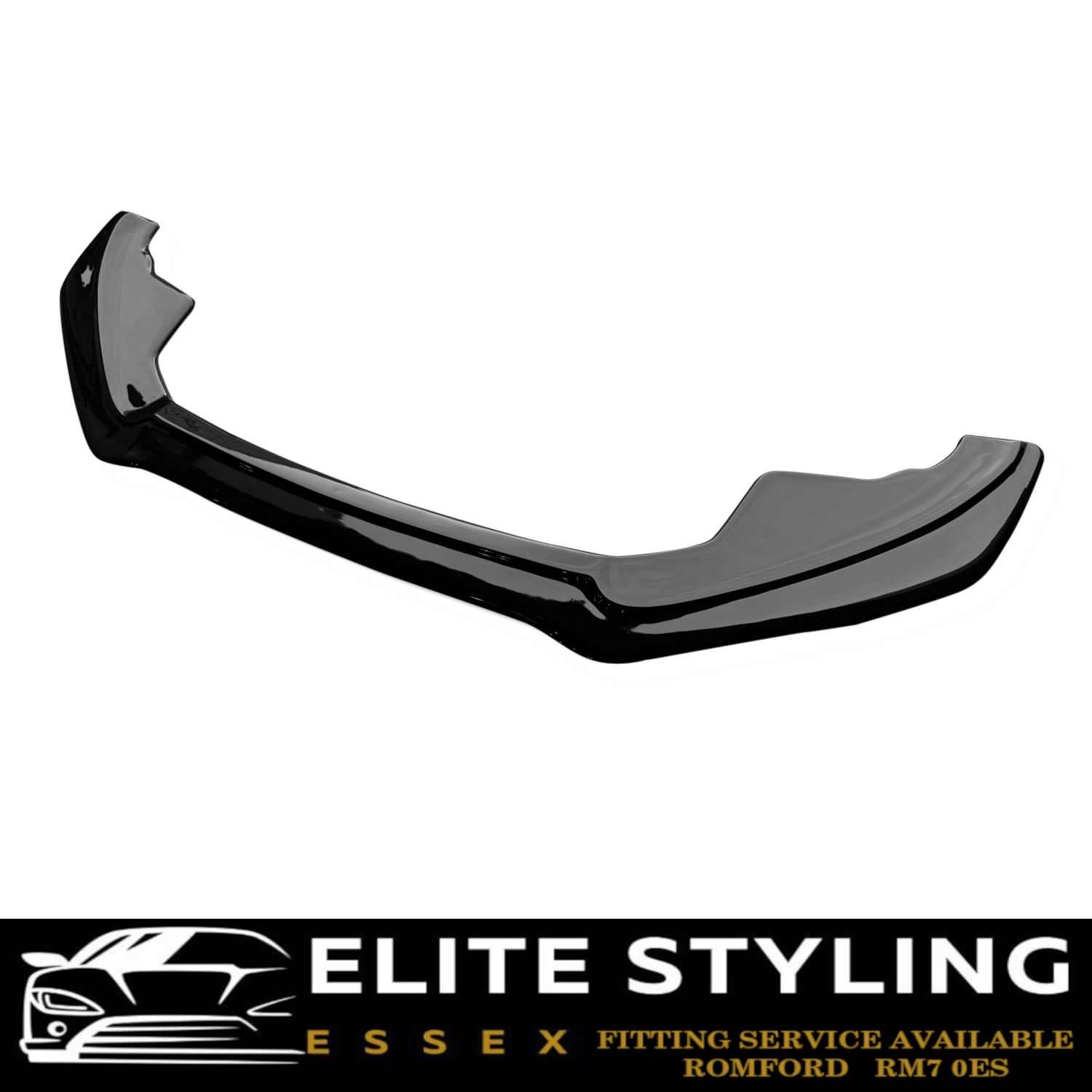 FRONT LIP SPLITTER GLOSS BLACK FOR AUDI A5 S-LINE 8T S5 8T PRE FACELIFT 2007-2011 - Image 3