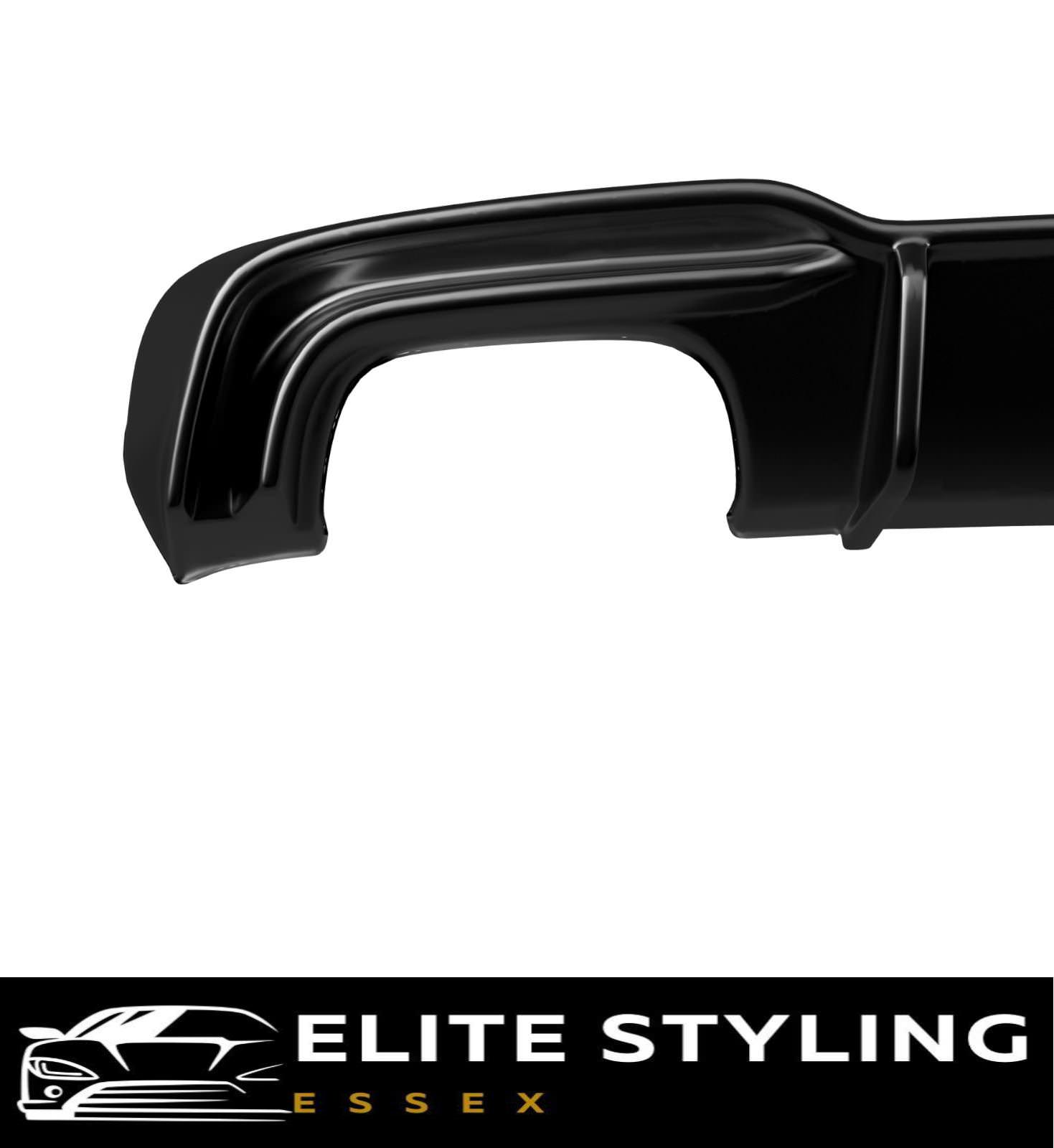 REAR DIFFUSER GLOSS BLACK FOR AUDI A3 S3 SALOON 8V S-LINE FACELIFT 2016-2020 - Image 4