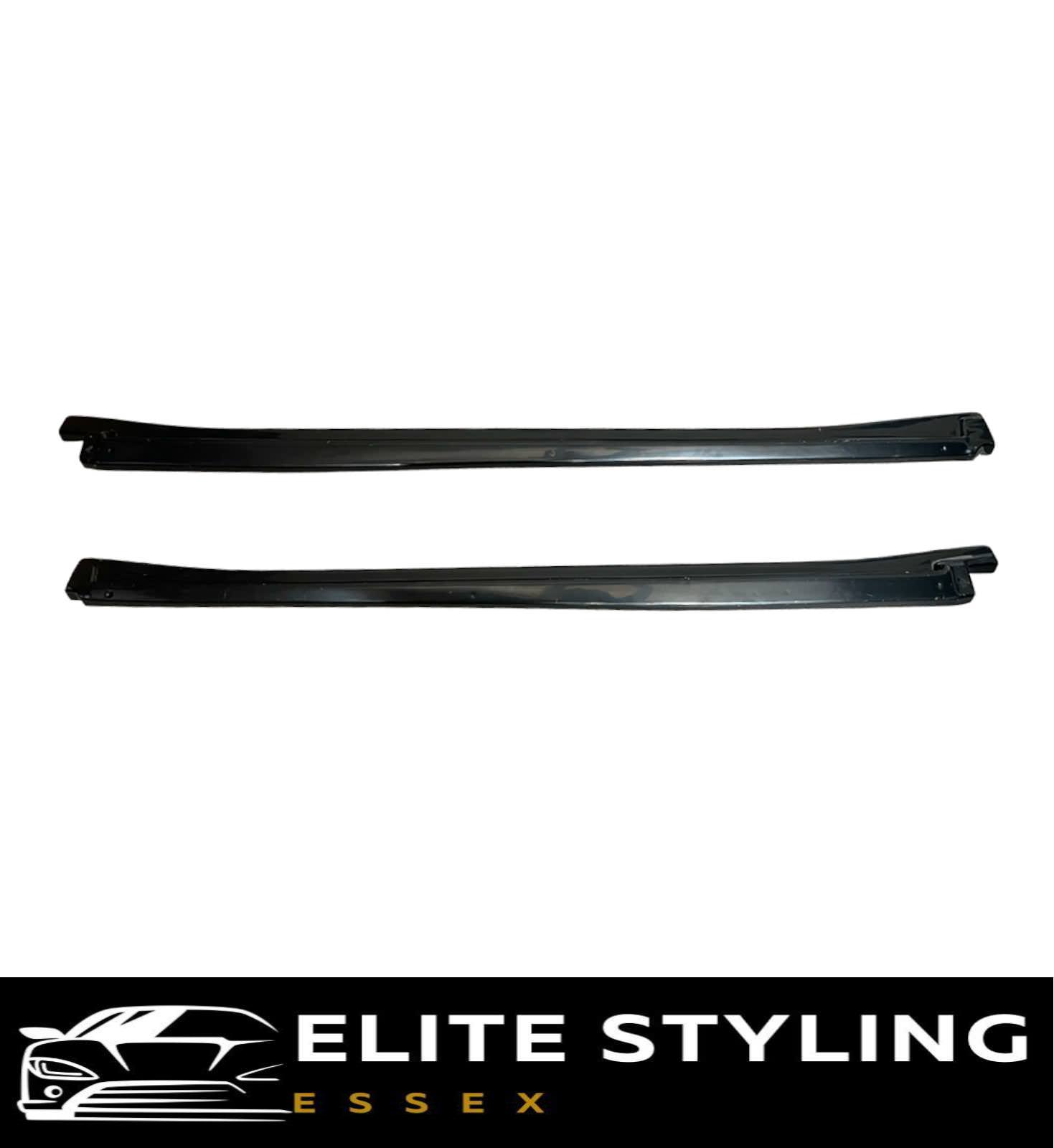 AERO BODY KIT SPLITTER SPOILER SIDE SKIRTS GLOSS BLACK FOR VW TOUAREG MK3 R-LINE - Image 2