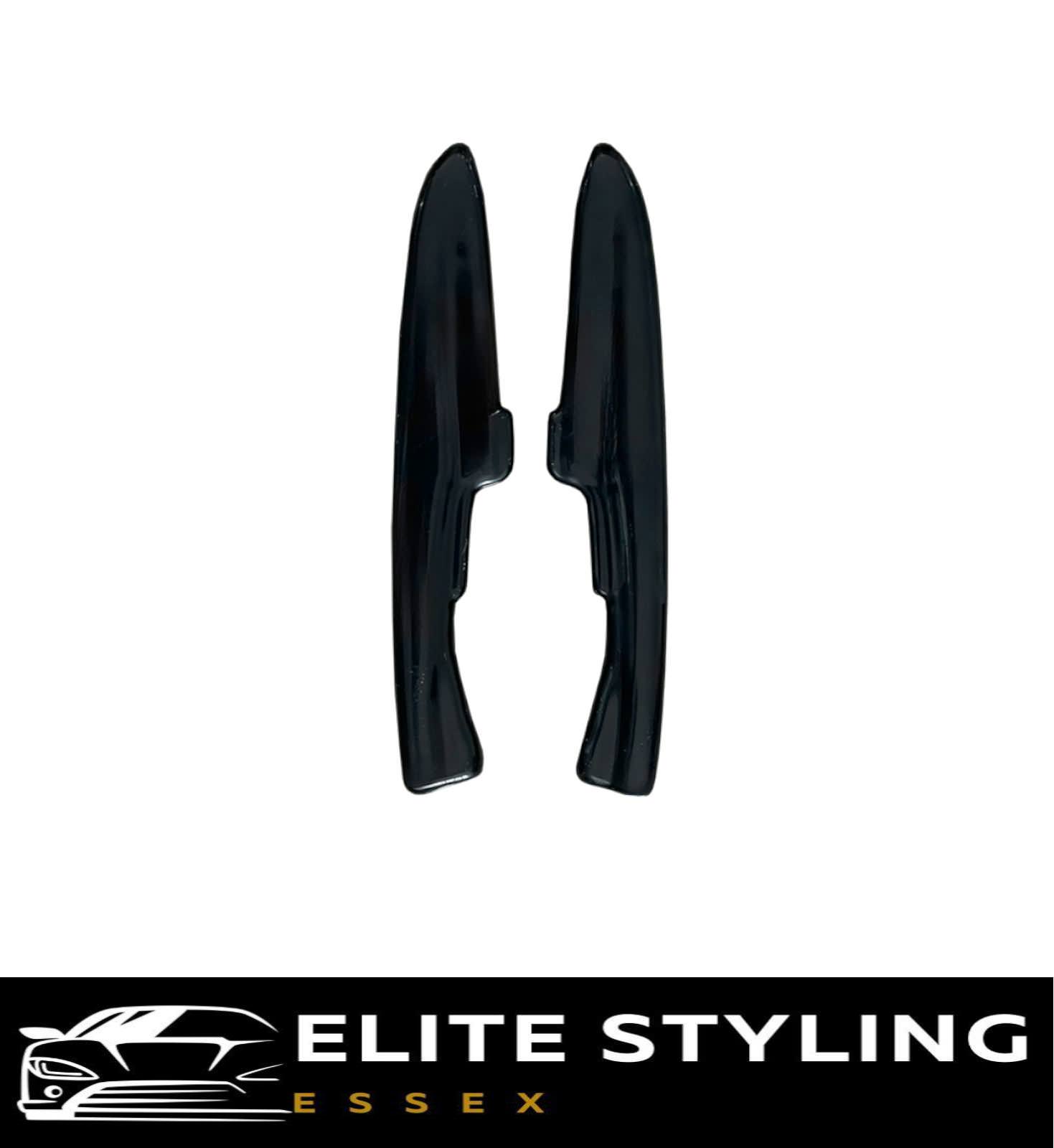 AERO BODY KIT SPLITTER SPOILER SIDE SKIRTS GLOSS BLACK FOR VW TOUAREG MK3 R-LINE - Image 3
