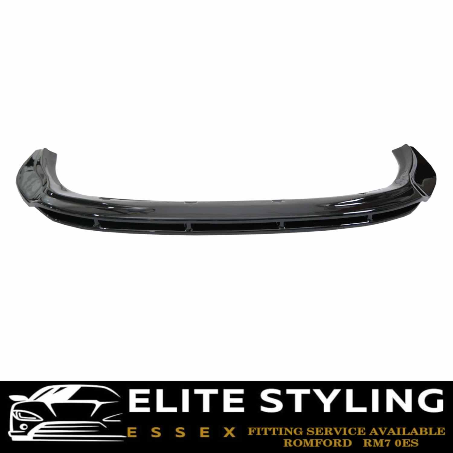 FRONT LIP SPLITTER SPOILER GLOSS BLACK FOR FORD TRANSIT CUSTOM MK1 2012-2018 - Image 3