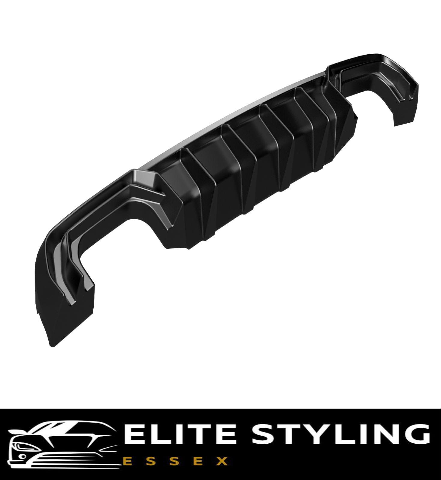 REAR DIFFUSER GLOSS BLACK AUDI A3 S-LINE/S3 8V SPORTBACK/HATCHBACK PRE-FACELIFT - Image 2