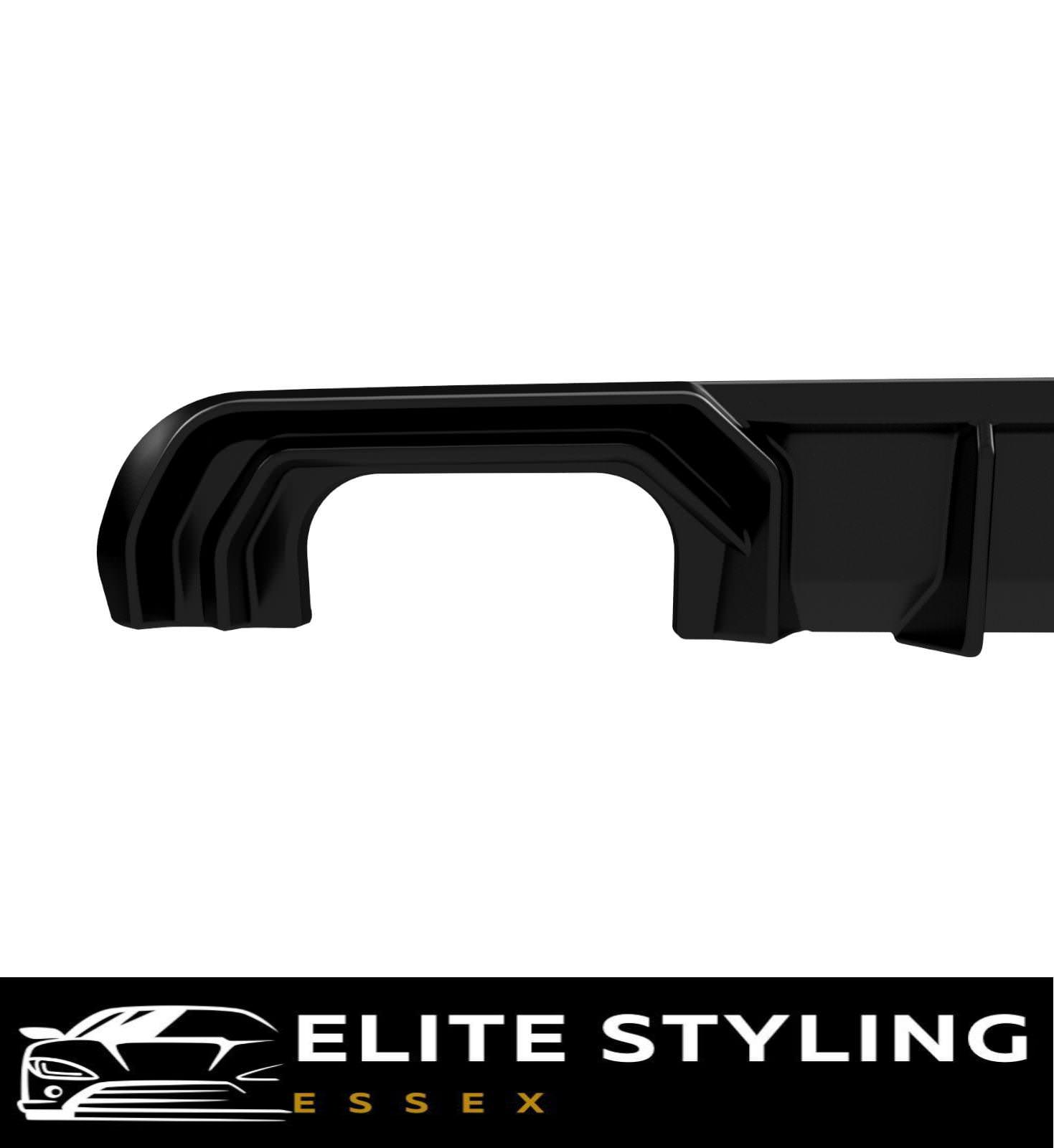 REAR DIFFUSER GLOSS BLACK AUDI A3 S-LINE/S3 8V SPORTBACK/HATCHBACK PRE-FACELIFT - Image 3