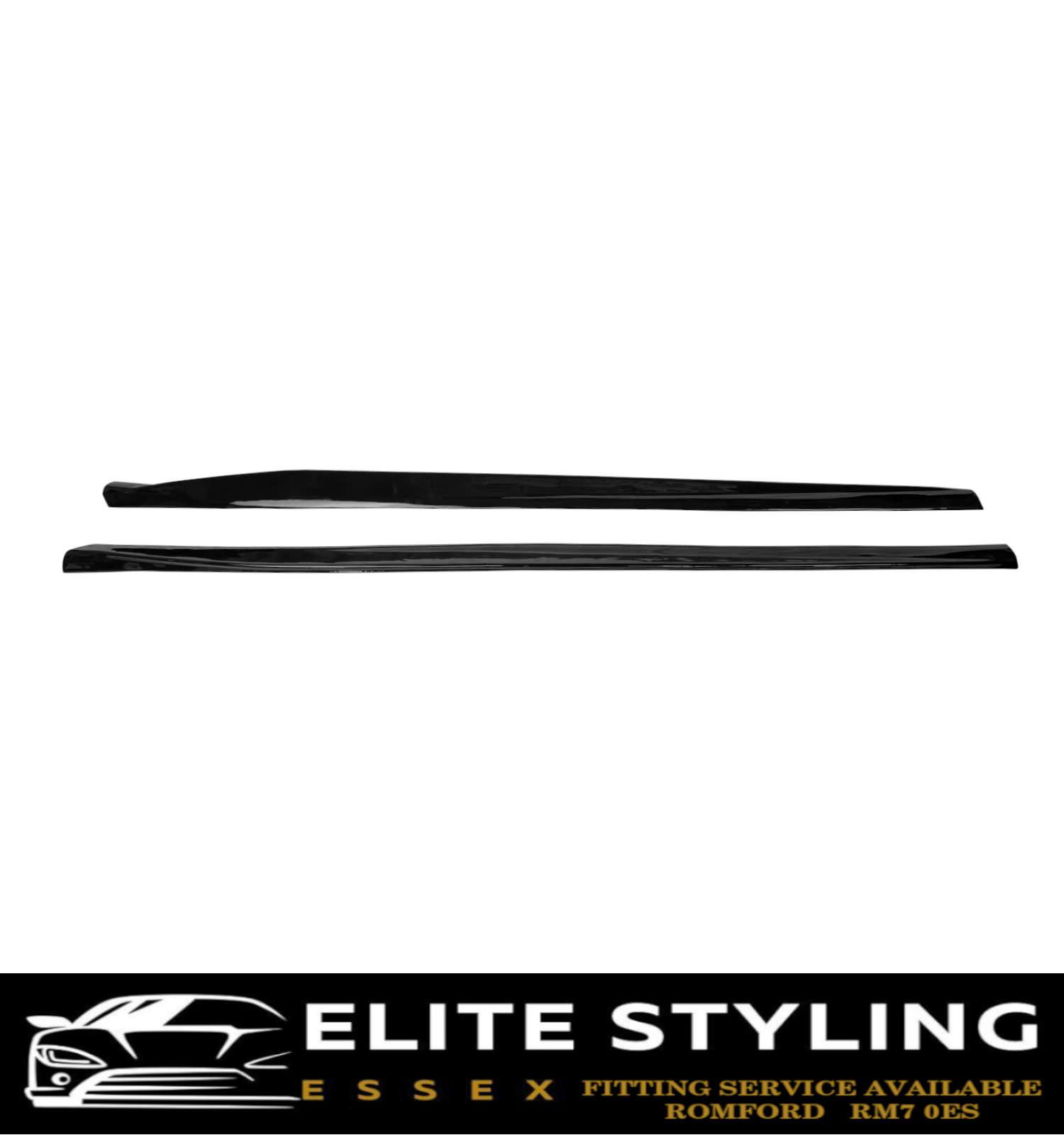 AERO BODY KIT DIFFUSER SPLITTER SKIRTS GLOSS BLACK BMW 4 SERIES G22 M-SPORT 20+ - Image 7