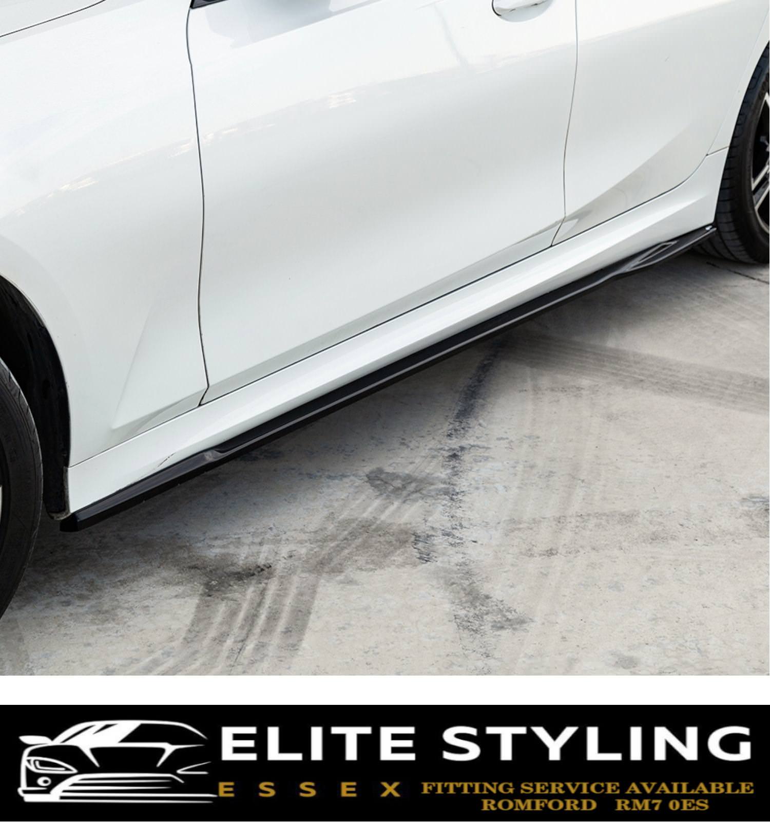 AERO BODY KIT SPLITTER DIFFUSER SKIRTS GLOSS BLACK BMW 3 SERIES G20 M-PACK LCI - Image 4