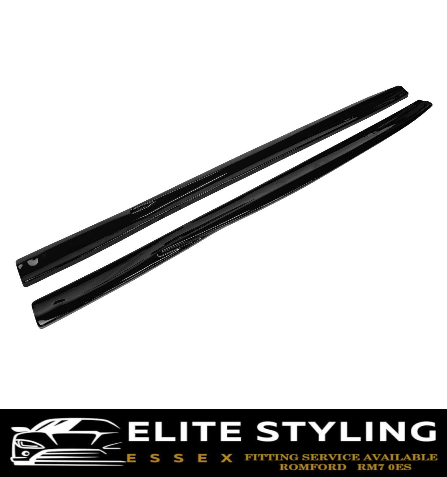 AERO BODY KIT SPLITTER SPOILER SKIRTS GLOSS BLACK FOR FORD FOCUS ST MK3 FACELIFT - Image 4